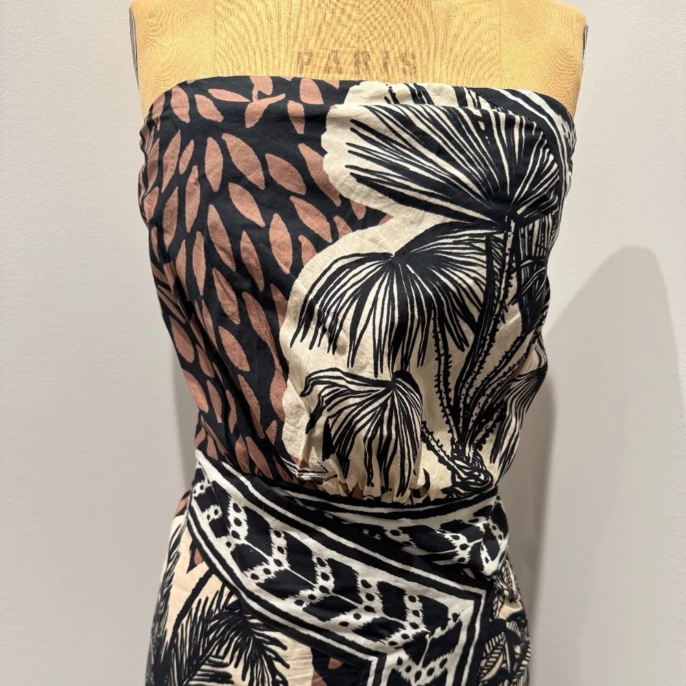 JOHANNA ORTIZ  $850 African Canopy Ankle Dress  NWT Size 8 - Picture 5 of 9